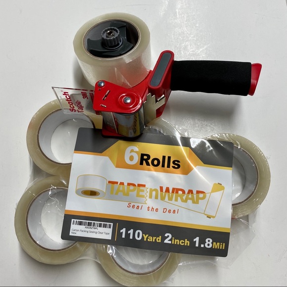 3M Office Scotch Packaging 2 Tape Dispenser 5 Rolls Of Tape Poshmark